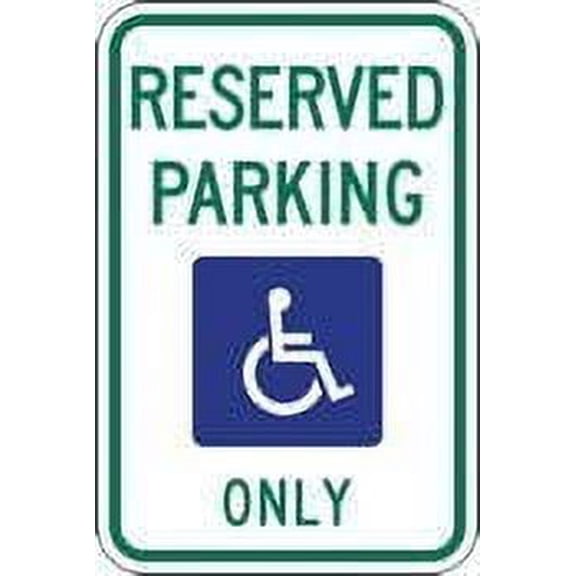New Metal Sign Aluminum Sign Michigan State Handicap Parking Sign for Outdoor & Indoor 12" x 8"