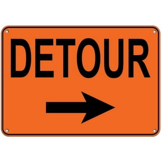 USA標識看板　DETOUR USA標識看板 DETOUR - メルカリ