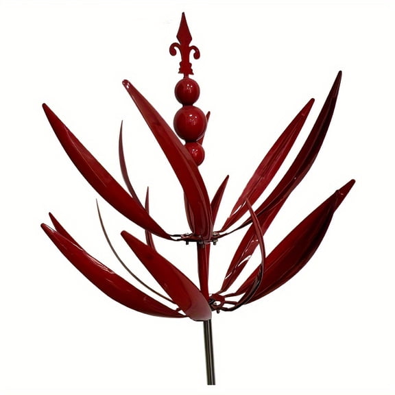 New Metal Spinning Top Windmill Garden Yard Ornament, Rotatable Windmill