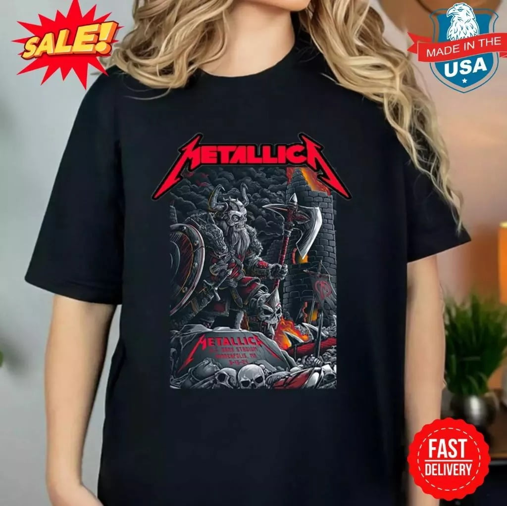 New! Metallica At US Bank Stadium Minneapolis MN Day 1 2024 M72 World