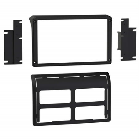 Metra - Dash Kit for Select 2011-2017 Jeep Wrangler Vehicles - Matte Black