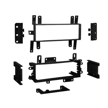 Metra - Dash Kit for Select 1975-1997 Ford Jeep Mazda Lincoln DIN - Black