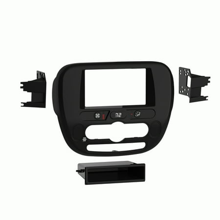 Metra - Dash Kit for Select 2014-2019 Kia Soul Vehicles - High Gloss Black