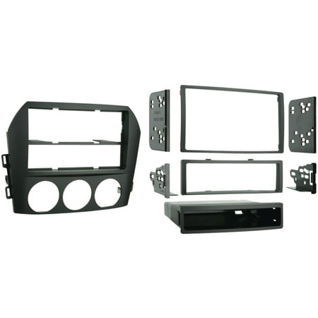 Metra - Dash Kit for Select 2006-2008 Mazda Miata DIN DDIN - Black