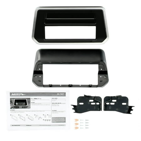 Metra - Dash Kit for Select 2019 Nissan Altima Vehicles - Silver/Gloss Black
