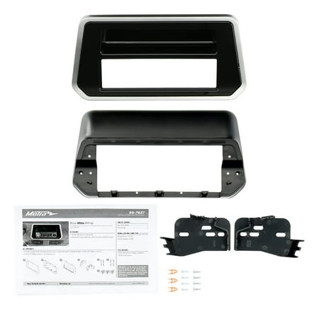 Metra - Dash Kit for Select 2019 Nissan Altima Vehicles - Silver/Gloss Black