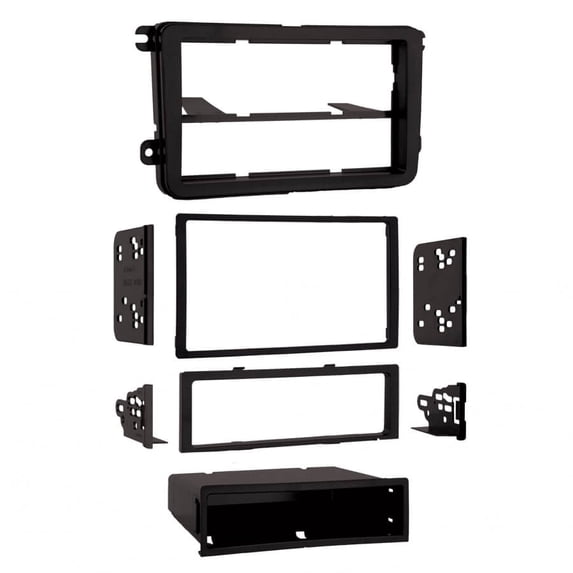 Metra 99-9011 Single DIN Installation Multi-Kit for Select 2005-2009 Volkswagen Vehicles, Black