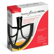 New Metro Design XL-MAX Metal Beater Blade, works with KitchenAid 5+, 6, 7, 8-Quart Stand Mixers, Black