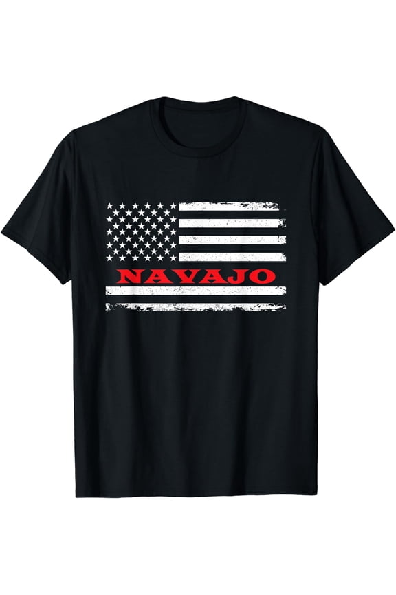 New Mexico American Flag Navajo USA Patriotic Souvenir T-Shirt