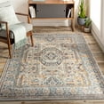 thumbnail image 1 of New Mexico Blue 7'10" x 10'3" Traditional Rectangle Area Rug, 1 of 3