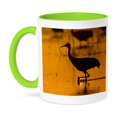 thumbnail image 1 of New Mexico, Bosque Del Apache, Sandhill Crane Bird - Us32 Pha0002 - Peter Hawkins, 11oz Two-Tone Green Mug, 1 of 7