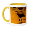 thumbnail image 1 of New Mexico, Bosque Del Apache, Sandhill Crane Bird - Us32 Pha0002 - Peter Hawkins, 15oz Two-Tone Yellow Mug, 1 of 7