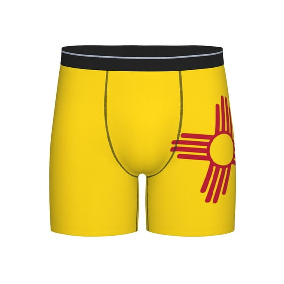 New-Mexico Boxer Briefs Novelty Underwear With Fly Underwear For Men