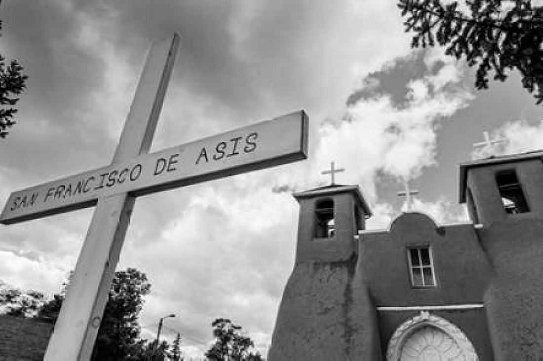 New Mexico Church I Canvas Art - Kathy Mahan (12 x 18)