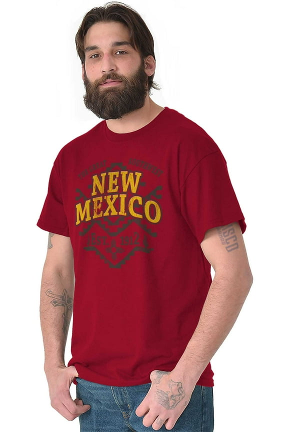 New Mexico Cool Southwestern Zia Men's Graphic T Shirt Tees Brisco Brands M