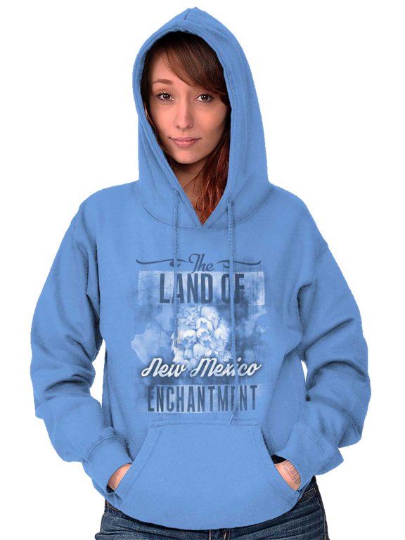 New Mexico Cute State Flower Souvenir Hoodie Sweatshirt Women Brisco Brands S