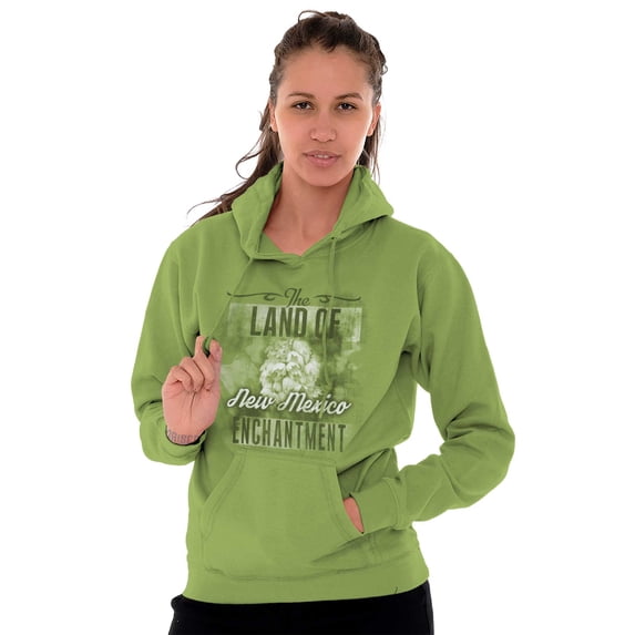 New Mexico Cute State Flower Souvenir Hoodie Sweatshirt Women Brisco Brands X