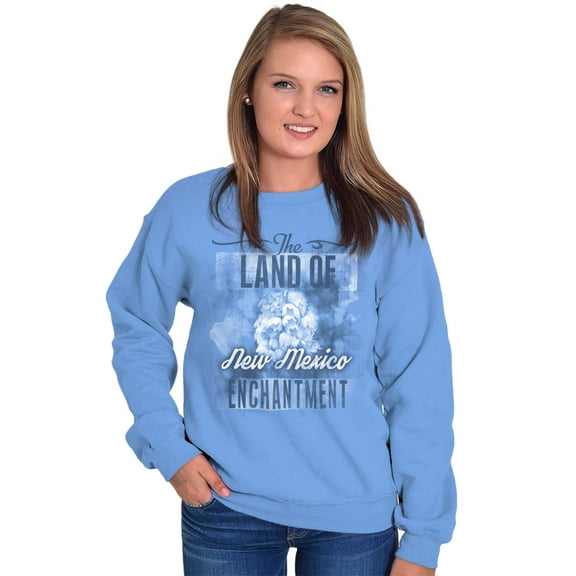 New Mexico Cute State Flower Souvenir Women Crewneck Sweatshirt Brisco Brands S