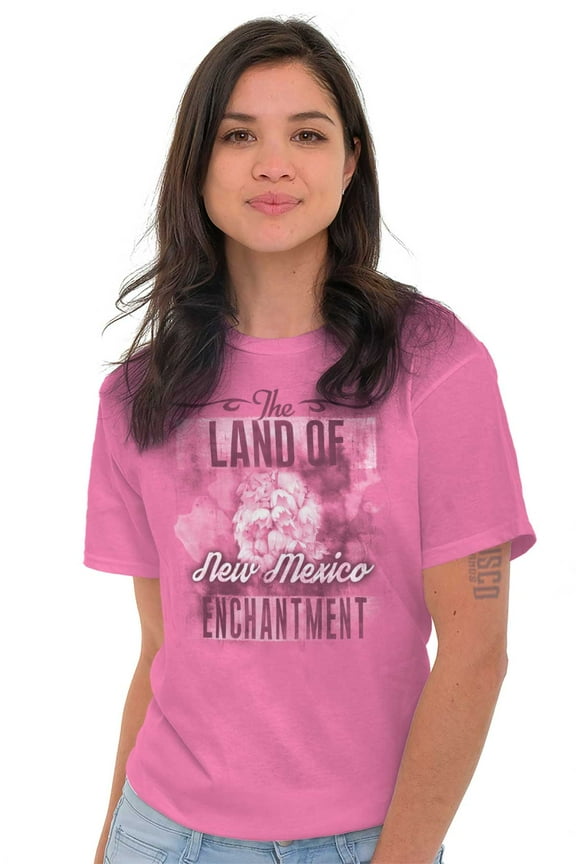 New Mexico Cute State Flower Souvenir Women's Graphic T Shirt Tees Brisco Brands X