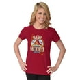 thumbnail image 1 of New Mexico Desert Mountain Landscape Womens Slim Fit Graphic Tee Brisco Brands S, 1 of 4