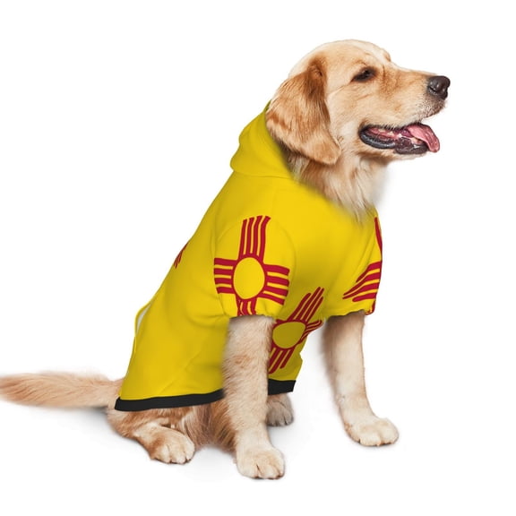 New-Mexico Dog Hoodie Pet Coat for Medium and Large Dogs Daily Use X-Large