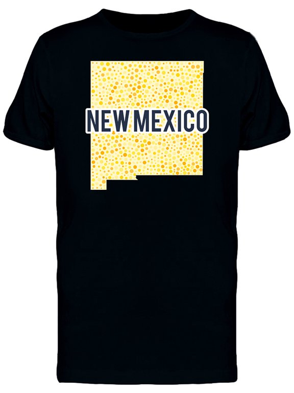 New Mexico Dotted Map Ts Tee Men's -Image by Shutterstock