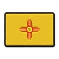 thumbnail image 1 of New Mexico Flag Applique Multi-Color Embroidered Iron-On Patch - 2.5 Inch Small, 1 of 5