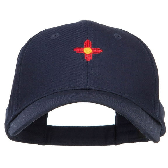New Mexico Flag Logo Embroidered Low Cap - Navy OSFM