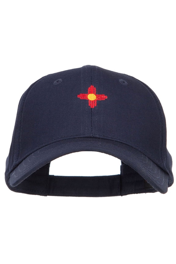 New Mexico Flag Logo Embroidered Low Cap - Navy OSFM