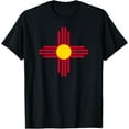 thumbnail image 1 of New Mexico Flag Red Zia Sun Symbol T-Shirt, 1 of 6