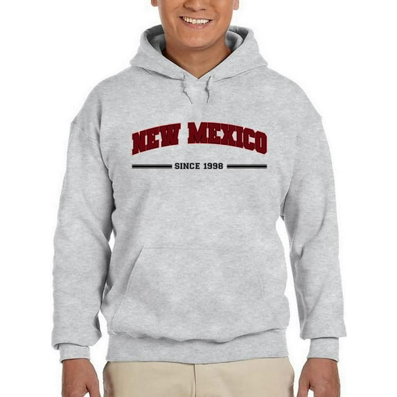 New Mexico Gothic Font Hoodie Men -Image by Shutterstock, Male 4X-Large