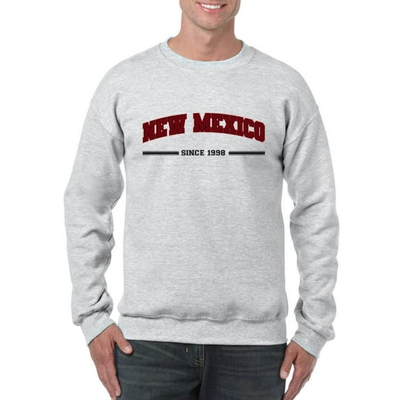 New Mexico Gothic Font Sweatshirt Men -Image by Shutterstock, Male x-Large