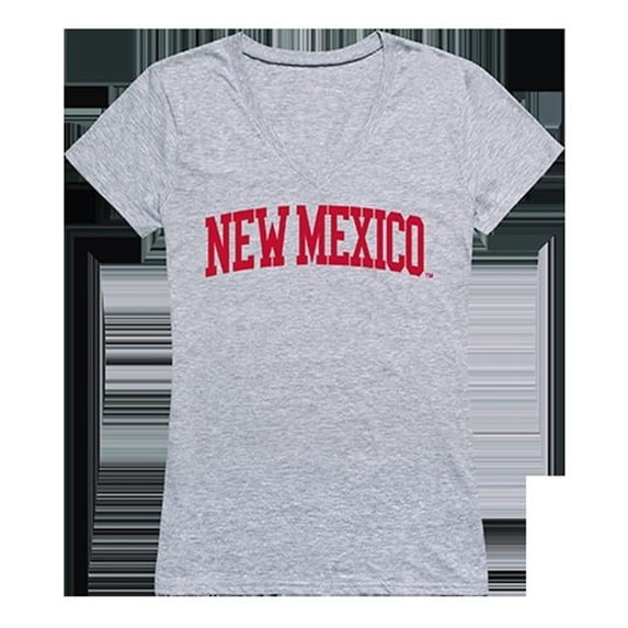 New Mexico Lobos Game Day Womens T-Shirt - Heather Grey, Small