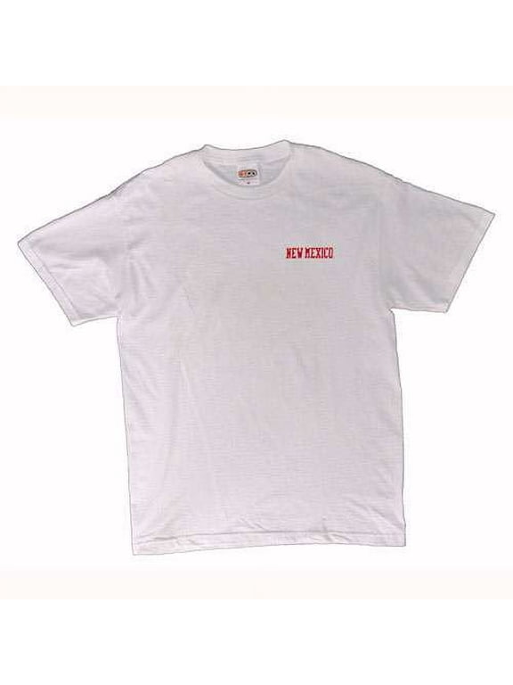 New Mexico Lobos T-shirt - White With Full Back