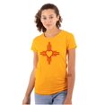 thumbnail image 1 of New Mexico Love Zia Sun Flag Symbol Women's T Shirt Ladies Tee Brisco Brands 2X, 1 of 6