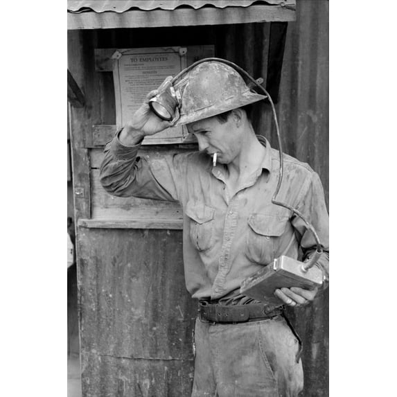 New Mexico: Mining, 1940. /Na Gold Miner In Mogollon, New Mexico. Photograph By Russell Lee, 1940. Poster Print by (24 x 36)