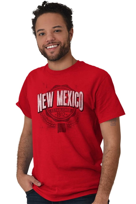 New Mexico NM Student Campus Pride Men's Graphic T Shirt Tees Brisco Brands L