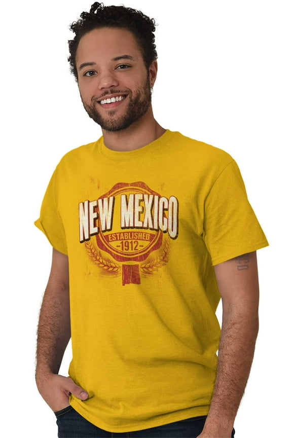 New Mexico NM Student Campus Pride Men's Graphic T Shirt Tees Brisco Brands S