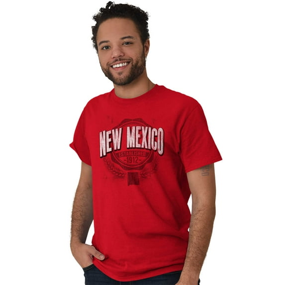 New Mexico NM Student Campus Pride Plus Size Crewneck Graphic Tee Shirt Brisco Brands 2X