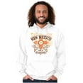thumbnail image 1 of New Mexico Native Symbolism Zia Flag Unisex Plus Fleece Graphic Hoodie Brisco Brands 2X, 1 of 5