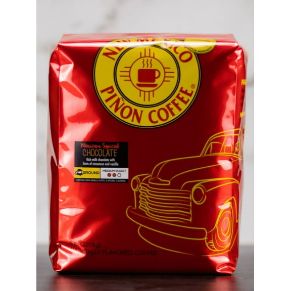 New Mexico Pion Coffee (Mexican Spice Chocolate Ground Coffee 5lbs)
