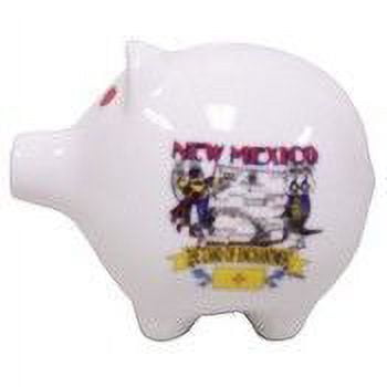 New Mexico Piggy Bank 3" H X 4" W State Map (60 Units Included)