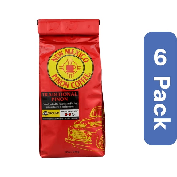New Mexico Pinon Coffee Ground Traditional 12 oz (Pack Of 6)