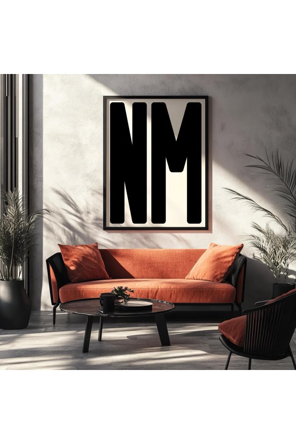 New Mexico Print, NM Print, New Mexico Wall Art, New Mexico Poster, New Mexico Art Print, NM Wall Art, Poster Only
