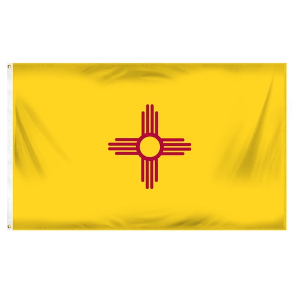 New Mexico Rectangular Spectra Pro Flag Length 8ft x Width 5ft