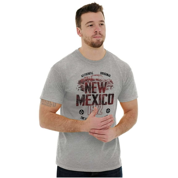New Mexico Rugged Mesa Adventure Men's Graphic T Shirt Tees Brisco Brands S