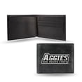 thumbnail image 1 of New Mexico State Aggies Embroidered Team Logo Black Leather Bi-fold Wallet, 1 of 5