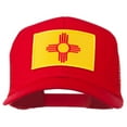 thumbnail image 1 of New Mexico State Flag Patched Mesh Cap - Red OSFM, 1 of 5