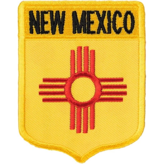 New Mexico State Flag Shield Patch, United States of America Patches