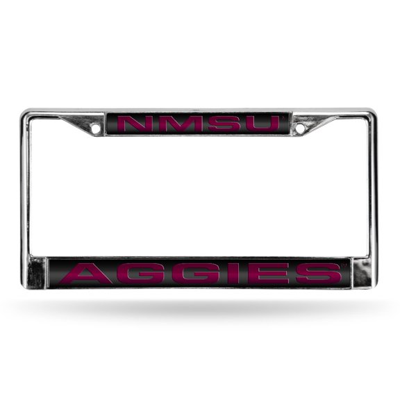 New Mexico State NCAA Chrome Metal License Plate Frame Holder
